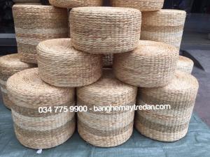 Chuyên sản xuất gác chân, đôn lục bình tròn đẹp - Bàn ghế mây tre đan