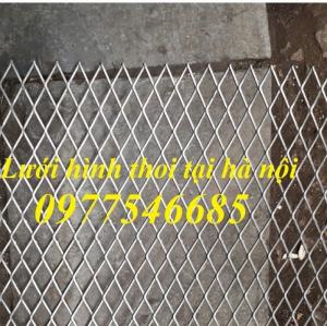 Sản xuất Lưới thép hình thoi, lưới quả trám , lưới thép kéo giãn.