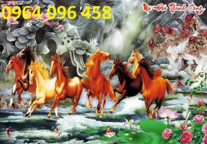 gạch tranh 3d bát mã