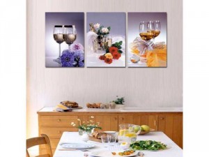 Tranh Vải Canvas, tranh treo tường phòng bếp