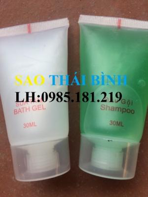 tuýp dầu gội, tuýp sữa tắm 30ml