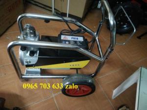 Máy phun sơn Plamyran P910, nhỏ gọn, công suất lớn, áp lực khỏe, bảo hành dài hạn.