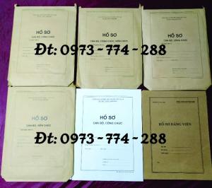 Túi hồ sơ công chức viên chức mẫu B01