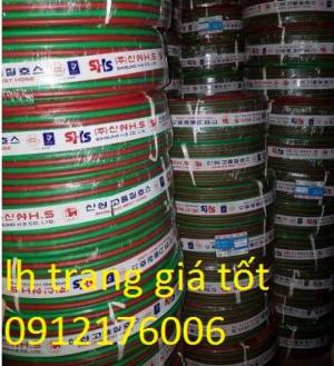 Ống Hàn Đôi Xanh Đỏ Phi 8, Dây Hơi Đôi Hàn Quốc