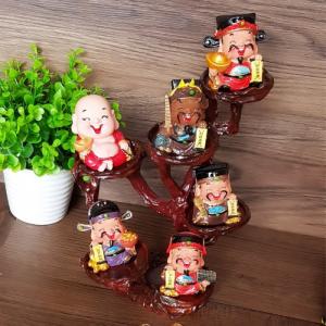 Bộ tượng 5 ông Thần Tài - Ngũ Tài may mắn