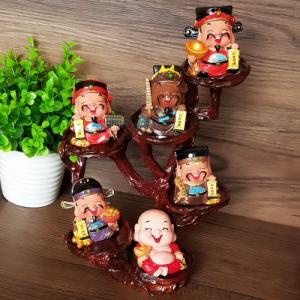 Bộ tượng 5 ông Thần Tài - Ngũ Tài may mắn