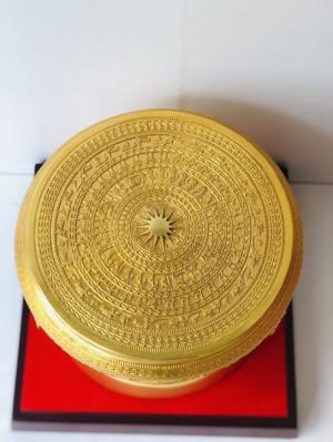 trống đồng dk 20cm quà tặng sếp,đối tác