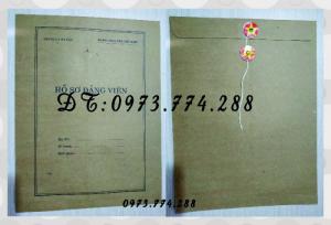 Địa chỉ bán quyển lý lịch của người xin vào đảng - Lý lịch đảng viên