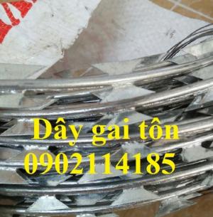 Dây thép gai cuộn, dây thép gai mạ kẽm hình dao