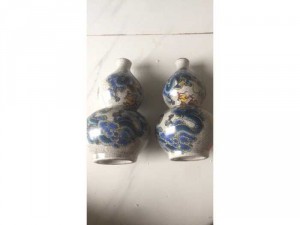 cặp bình gốm hồ lô cổ xưa