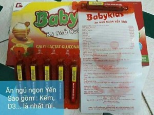 baby kids ăn ngủ ngon yến sào