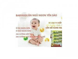 baby kids ăn ngủ ngon yến sào