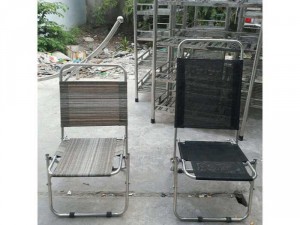 ghế xếp inox
