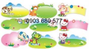 Cung cấp bảng biểu cho trường lớp mầm non giá rẻ