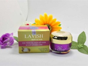 KEM DƯỠNG TRẮNG DA - NGỪA NẾP NHĂN LAVISH HOA VIỆT