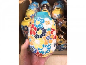 bình bách hoa gốm biên. hoà