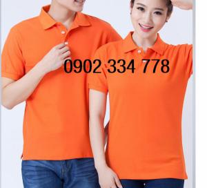địa chỉ bỏ sỉ áo thun cổ trụ màu cam mỹ giá rẽ