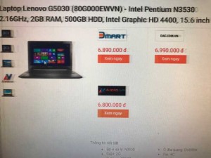 laptop Lenovo G5030 giá rẻ