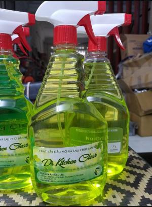 Dr Kitchen Clear! Sản phẩm tẩy dầu mở và lau chùi sàn bếp mới dành cho các bà nội trợ!
