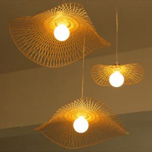 Đèn thả trần thiết kế độc đáo hình nan hoa trang trí nhà cửa, phòng khách, nhà hàng, khách sạn, resort