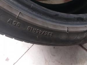 Lốp michelin 225/45r18 mới 90%, date cuối 2017