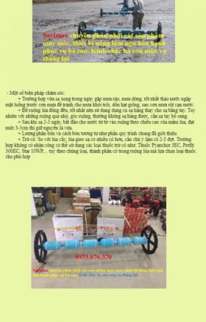 Hướng dẫn dử dụng máy gieo sạ