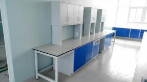Mặt làm việc bằng vật liệu chuyên dùng cho phòng thí nghiệm Toplab Plus của hãng Trespa - Hà Lan màu ghi sáng