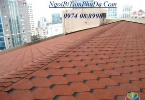 Ngói lợp mái bitum phủ đá nhập khẩu Châu