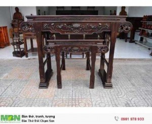 Bàn Thờ Đôi Chạm Sen