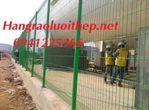 Hàng rào lưới thép, hàng rào mạ kẽm, sơn tĩnh điện
