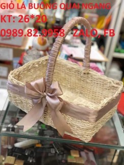 Giỏ Mây Đóng Gói Quà, Giỏ Đựng Hoa Quả
