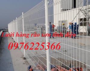 Lưới thép hàng rào mạ kẽm, hàng rào sơn tĩnh điện