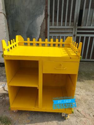 Tủ gỗ bán cà phê không mái TG02