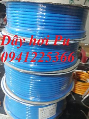 Ống hơi PU dẫn hơi hàn quốc màu xanh phi 4, phi 6, phi 8 hàng có sẵn