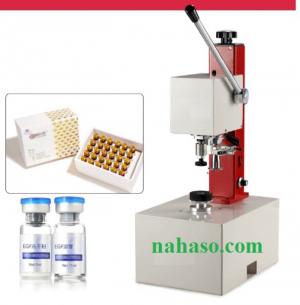 Máy viền mí chai thuốc tiêm, máy đóng nắp chai vacxin