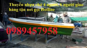 Thuyền gắn động cơ chở 6-8 người giá tốt