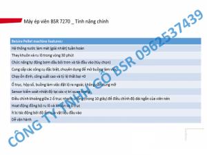 Máy ép viên nén BSR720 2-3T/H 160-220KW