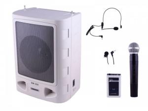 Máy trợ giảng Loa Lớn Sunrise SM-350 hỗ trợ USB, Audio in, cassette