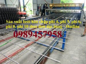 Lưới thép phi 6 ô 100x100, 150x150, 200x200, Lưới thép A6 200x200, D6 100x100