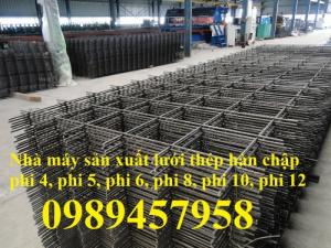 Lưới thép phi 6 100x100, d6 a150x150, D8 200x200, Lưới thép A6 200x200