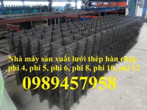 Lưới thép phi 6 ô 100x100, 150x150, 200x200, Lưới thép A6 200x200, D6 100x100