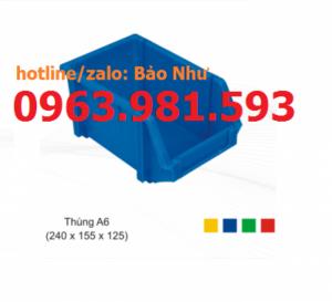 KHAY BULONG LINH KIỆN, KHAY NHỰA A6