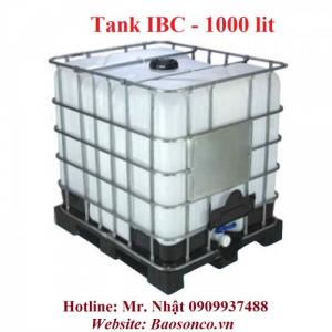 Tank nhựa IBC 1000 lit- Cty CN&DV Bảo sơn