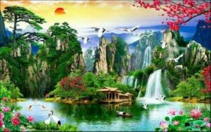 tranh gạch 3d HK89