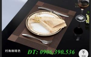 Tấm lót bàn ăn, tấm lót ly, chén, dĩa nhà hàng, khách sạn