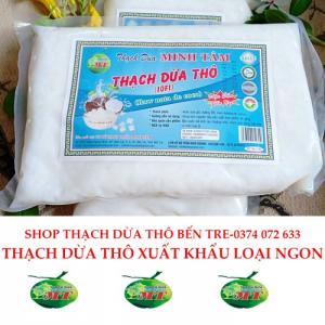 combo 2kg thạch dừa thô bến tre tặng kèm hương dừa