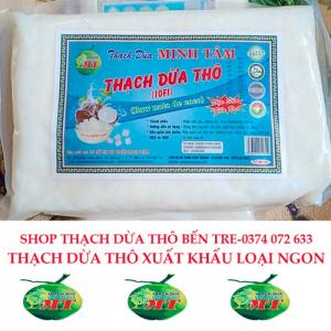 Thạch Dừa Thô Bến Tre Tặng Kèm Hương Dừa