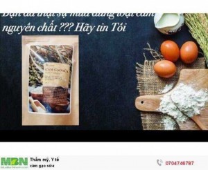 Cám gạo sữa hương lài mặt nạ trắng da tự nhiên