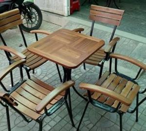 Thanh lý bộ bàn ghế cafe chân sắt sân vườn cao cấp giá rẻ tphcm