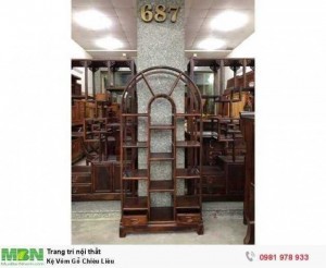 Kệ Vòm Gỗ Chiêu Liêu